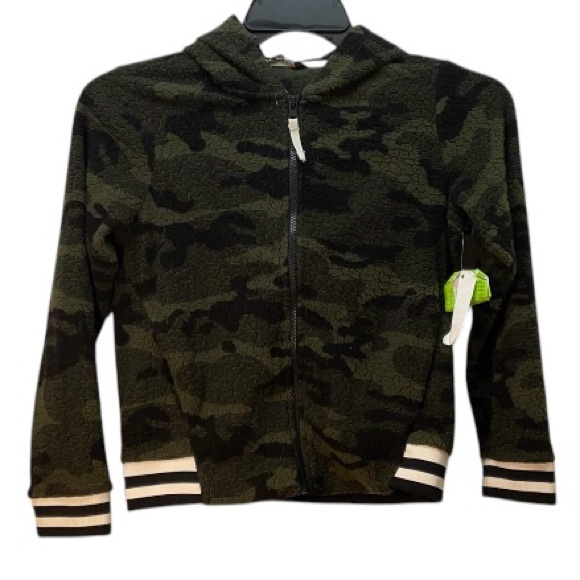 DSG Other - DSG Youth Polyester Fleece Full Zip Jacket Forest Night Green Camo SZ Medium NWT